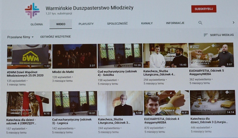 Rekolekcje online dla młodzieży