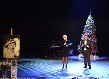 Agnieszka Kruk z Wojciechem Budniakiem 12 grudnia prowadzili koncert charytatywny dla dzieci z hospicjum.