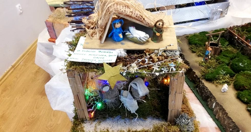 Przedszkolne szopki bożonarodzeniowe