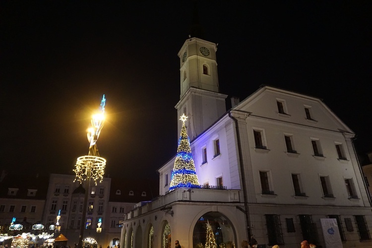 Starówka gliwicka przed świętami