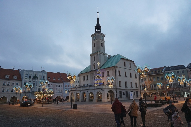 Starówka gliwicka przed świętami