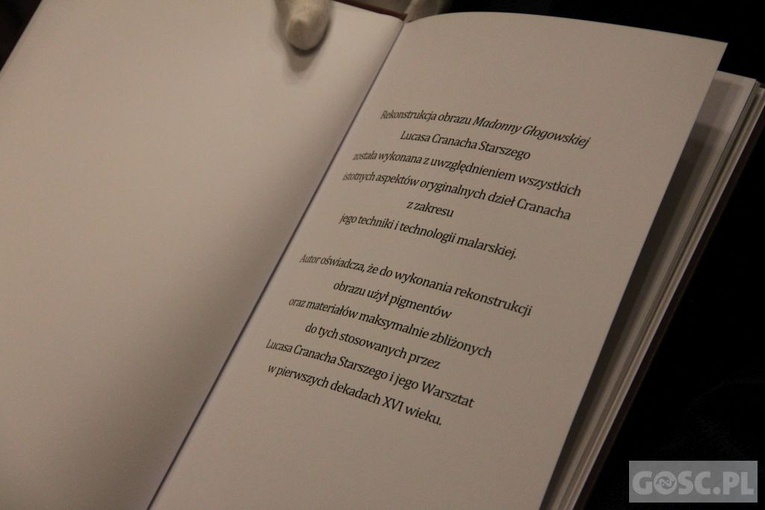 Głogów. Kolegiata otrzymała wierną rekonstrukcję "Madonny z Dzieciątkiem"