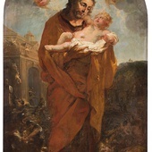 Świętego Józefa z Dzieciątkiem na co dzień można podziwiać w kościele  przy ul. Deotymy na Kole.