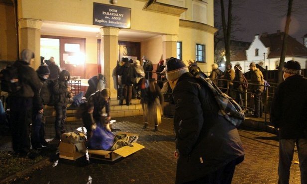 Ciepłe były nie tylko posiłki i ubrania