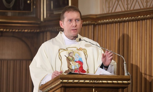 Homilię wygłosił ks. dr Marcin Kaznowski, przełożony krakowskiej inspektorii salezjańskiej.