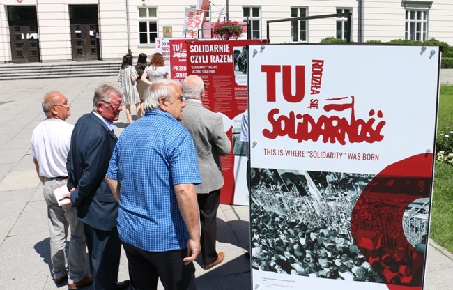 2020.07.01 - Wystawa "Tu rodziła się Solidarność".