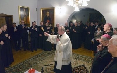 2020.01.04 - Kolędowanie w domu bp. Henryka Tomasika.