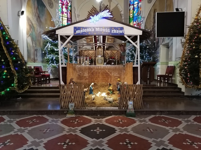Płock-Imielnica. Szopka w parafii św. Jakuba