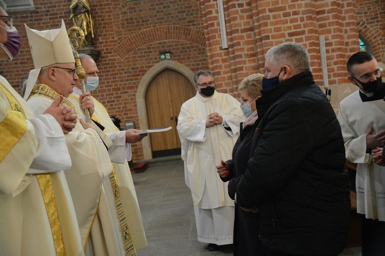 Dziękczynienie jubilatów małżeńskich