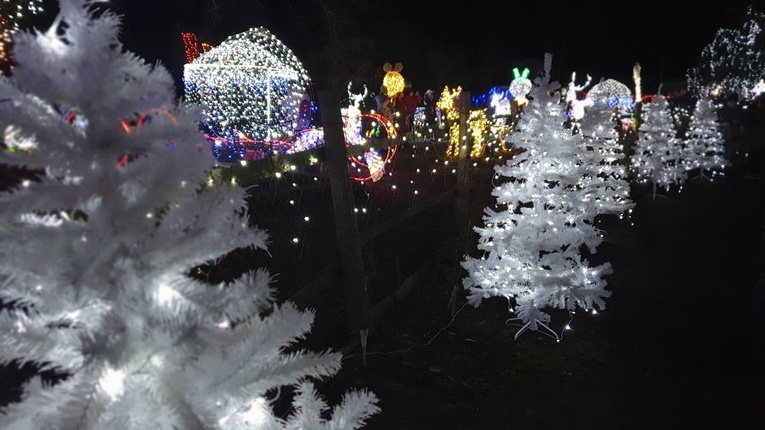 Świąteczna iluminacja w Gilowie