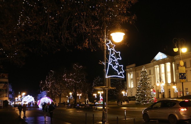 Świąteczna iluminacja w Radomiu