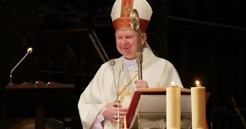 Bp Wiesław Szlachetka, biskup pomocniczy archidiecezji gdańskiej.