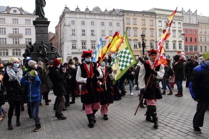 Pandemiczny Orszak Trzech Króli - Kraków 2021