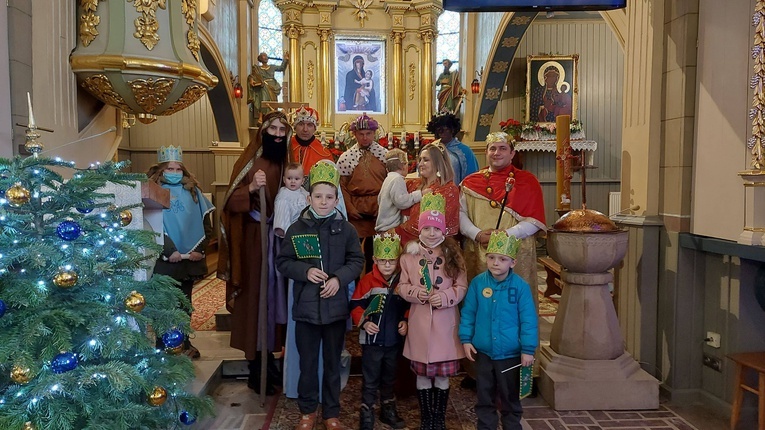 Orszak w Łosinie Górnej