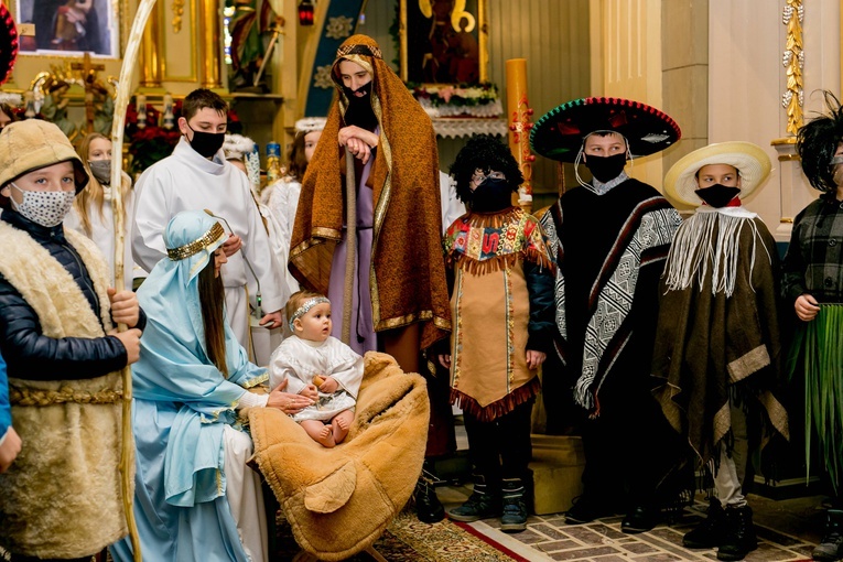 Orszak w Łosinie Górnej