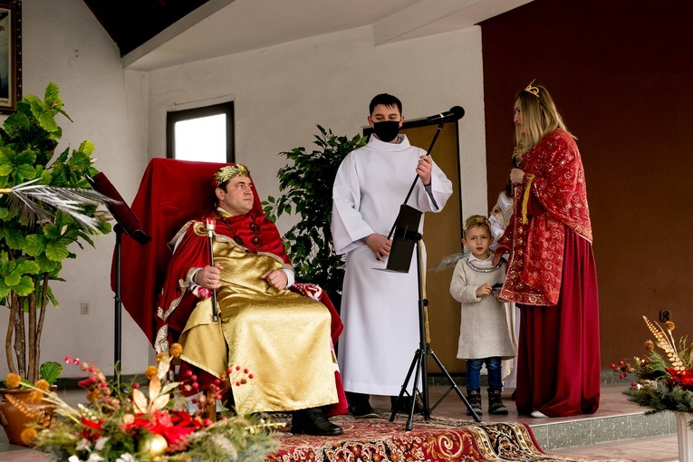 Orszak w Łosinie Górnej