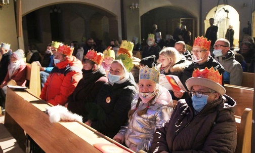 Na orszakowym kolędowaniu w Kamienicy.