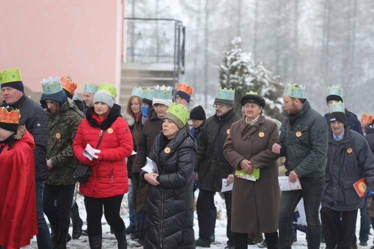 Orszak Trzech Króli w parafii w Ostrem-Twardorzeczce - 2021