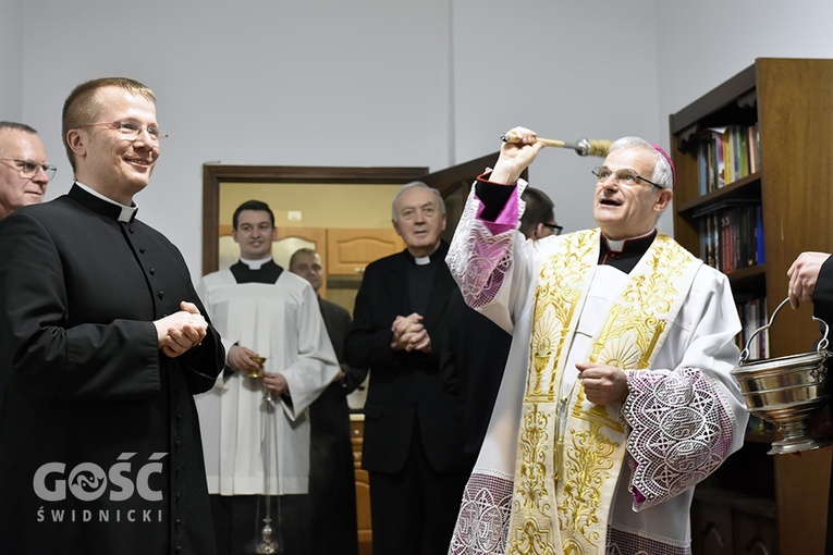 Biskup z wizytą duszpasterską u katedralnych księży