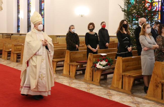 Spotkanie bp. Henryka Tomasika z pracownikami mediów diecezjalnych