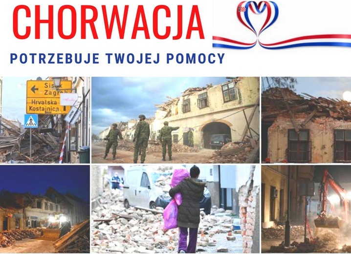 W Pokoju i Opolu trwa zbiórka darów dla rodzin dotkniętych trzęsieniem ziemi