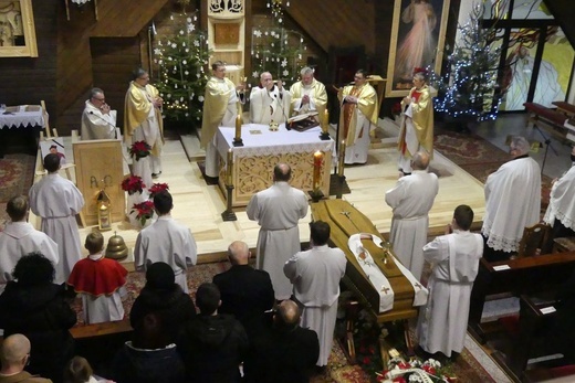 Pogrzeb śp. ks. Jana Froelicha w Wiśle-Głębcach