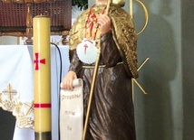 Figura świętego z simoradzkiego kościoła.