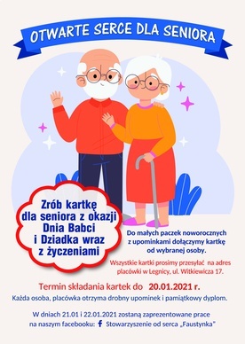 Legnica. Napisz kartkę seniorowi