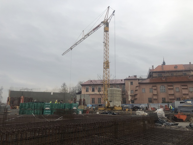 Budowa muzeum u benedyktynek w Staniątkach