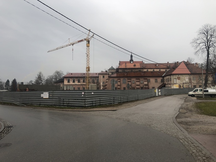 Budowa muzeum u benedyktynek w Staniątkach