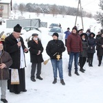 Wojakowa. Błogosławieństwo domu i kolęda u pani Marii