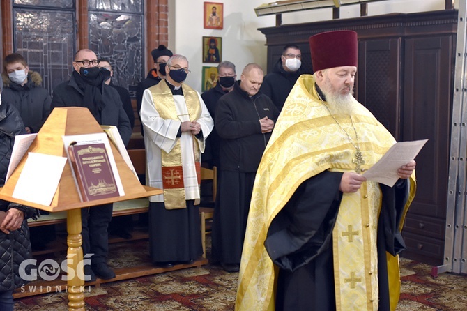 Nabożeństwo ekumeniczne w świdnickiej cerkwi