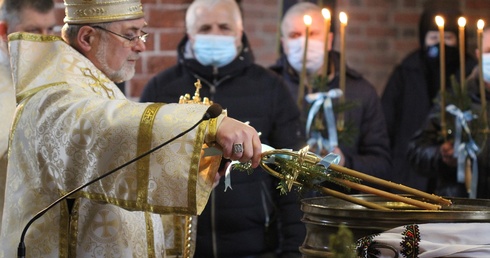 Święto Jordanu w katedrze greckokatolickiej we Wrocławiu