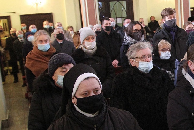 Ostatnie pożegnanie ks. Andrzeja Wolnego w Godziszce - 19 stycznia 2021 r.