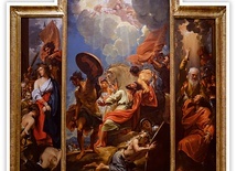 Benjamin West "Nawrócenie św. Pawła", tryptyk, olej na płótnie, ok. 1786 r. Dallas Museum of Art, Dallas