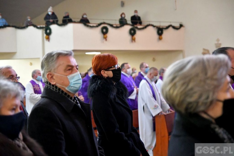 Zielona Góra. Msza żałobna w intencji śp. bp. Adama Dyczkowskiego 