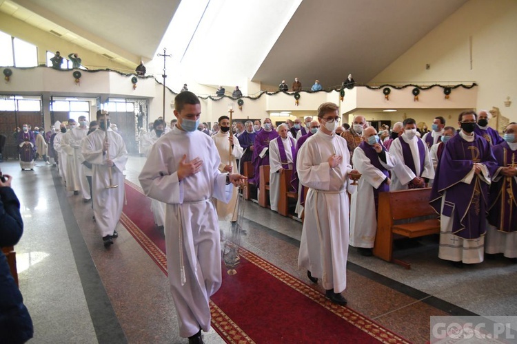 Zielona Góra. Msza żałobna w intencji śp. bp. Adama Dyczkowskiego 