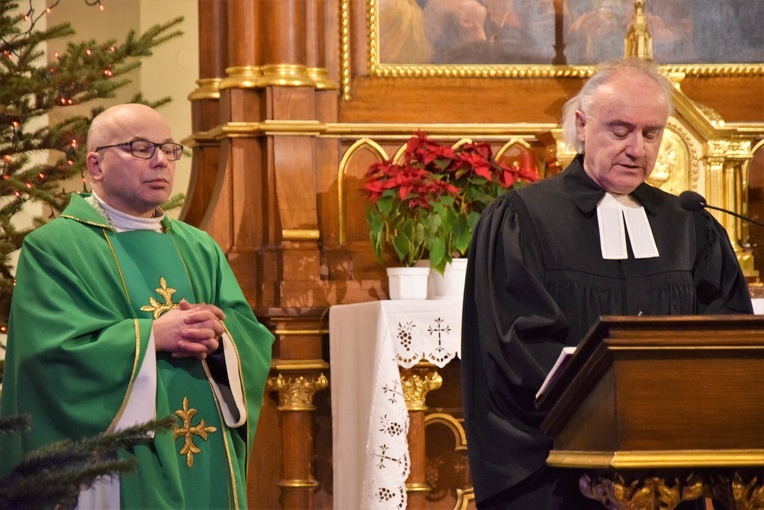 W żyrardowskiej parafii z katolikami i luteranami modlili się ks. Domański i ks. Radacz.