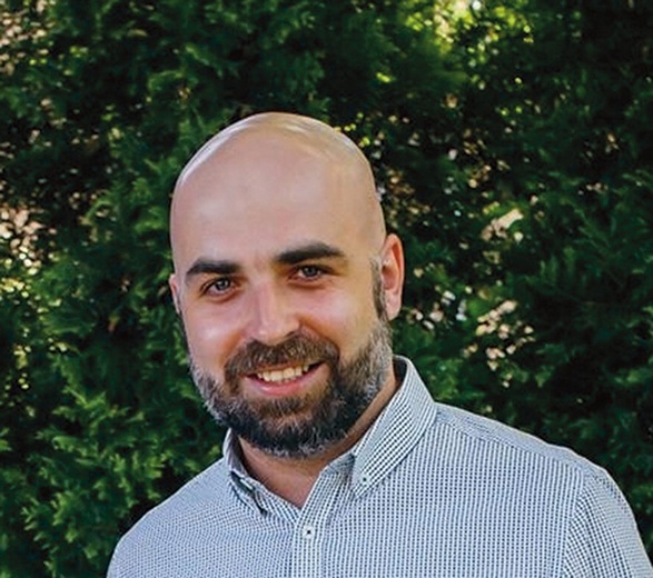 ▲	Dr Rafał Cekiera, autor przewodnika.