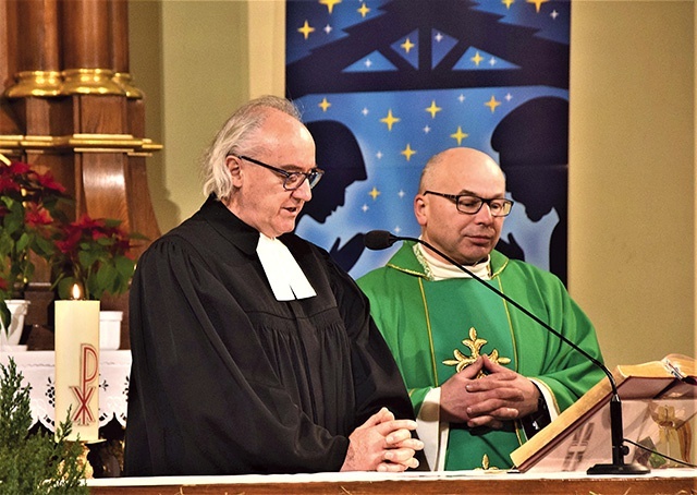 W żyrardowskiej parafii z katolikami i luteranami modlili się ks. Domański i ks. Radacz.