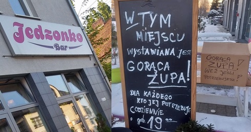 Bar "Jedzonko" na Ołtaszynie rozdaje zupę potrzebującym