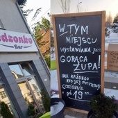 Bar "Jedzonko" na Ołtaszynie rozdaje zupę potrzebującym