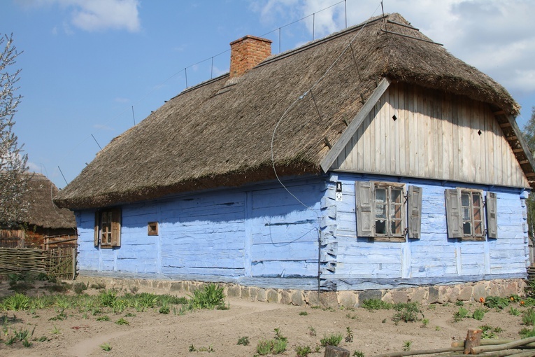 Sierpc. Skansen wiosną