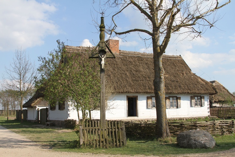 Sierpc. Skansen wiosną