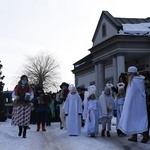 Kolędnicy, akordeoniści i heligoniści w Zakliczynie