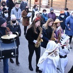 Kolędnicy, akordeoniści i heligoniści w Zakliczynie