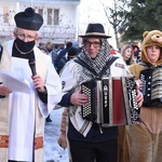 Kolędnicy, akordeoniści i heligoniści w Zakliczynie