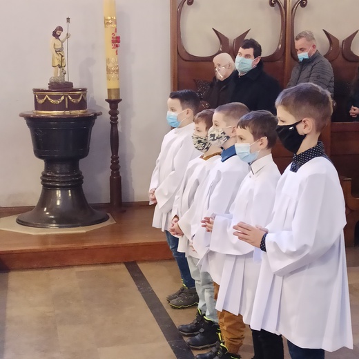 Nowi ministranci u św. Małgorzaty