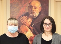 ▲	Panie Małgorzata i Ewa są pielęgniarkami w olsztyńskim oddziale Hospicjum Domowego Caritas.