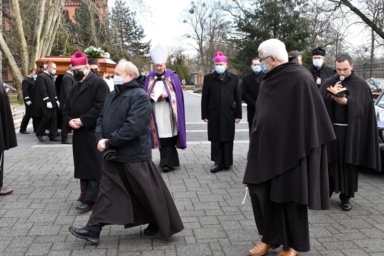 Pogrzeb śp. o. prof. Hugolina Langkammera OFM 